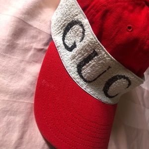 Gabardine hat with Gucci headband